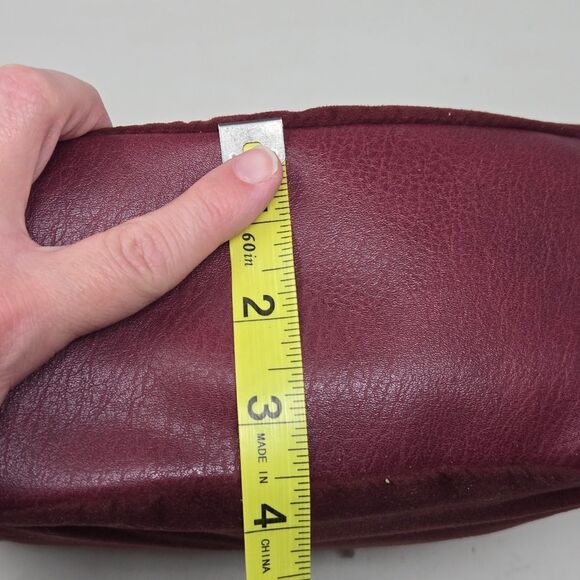 SAKROOTS Cabernet In Bloom Foldover Crossbody Purse Patchwork BEE Keychain NWT - Picture 13 of 15